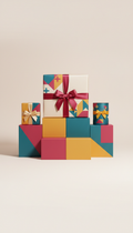 Decorative Festive Accessory Set Hand-Painted Accents